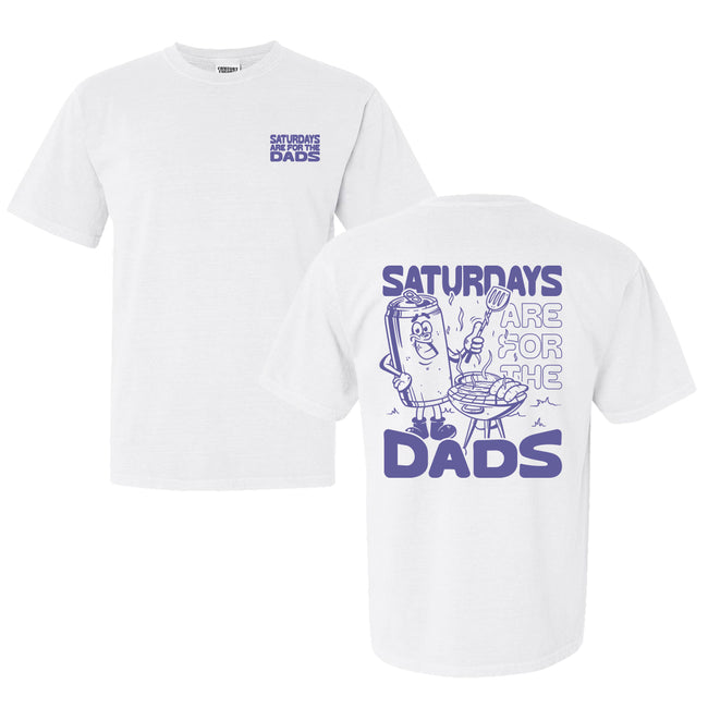 Saturdays Are For The Dads Grill Tee II-T-Shirts-SAFTB-White-S-Barstool Sports