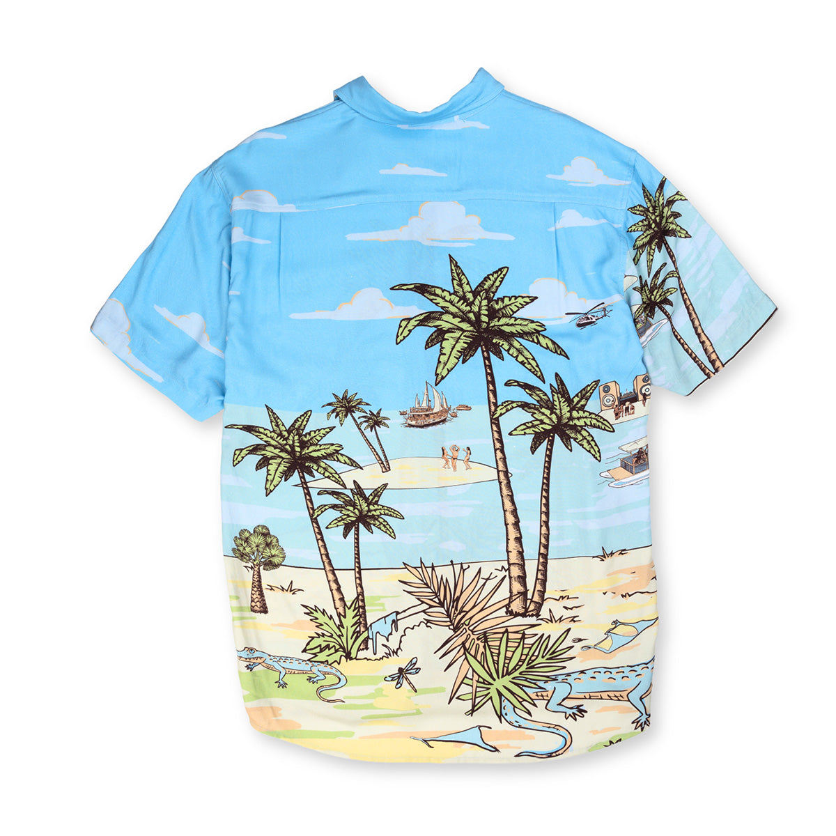 Balls Beachwear Party Island Button Up-T-Shirts-Balls Beachwear-Barstool Sports