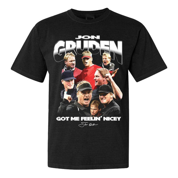 Jon Gruden Tee-T-Shirts-Coach Gruden-Barstool Sports