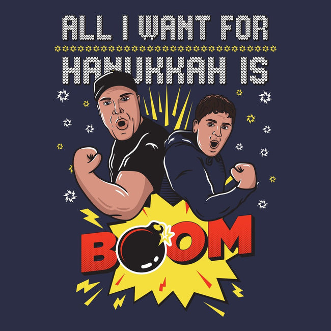 All I Want For Hanukkah is BOOM Ugly Sweater-Ugly Sweaters-Barstool Sports-Barstool Sports