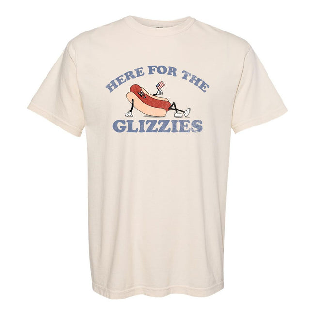Here For The Glizzies Tee-T-Shirts-It Girl-Barstool Sports
