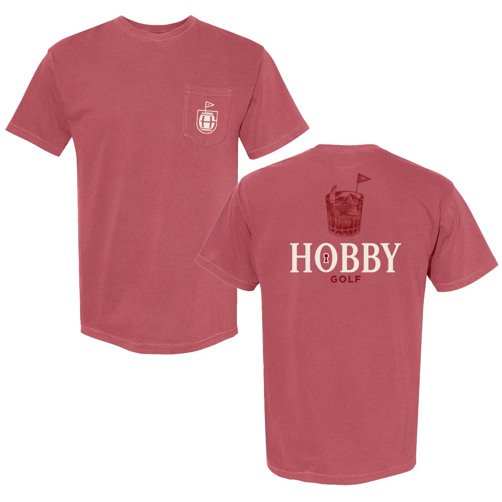 The Hobby Cocktail Pocket Tee-T-Shirts-The Hobby-Red-S-Barstool Sports