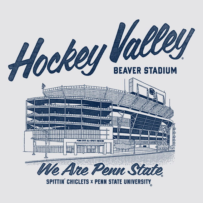 Penn State Hockey x Spittin Chiclets Hockey Valley Hoodie-Hoodies & Sweatshirts-Spittin Chiclets-Barstool Sports