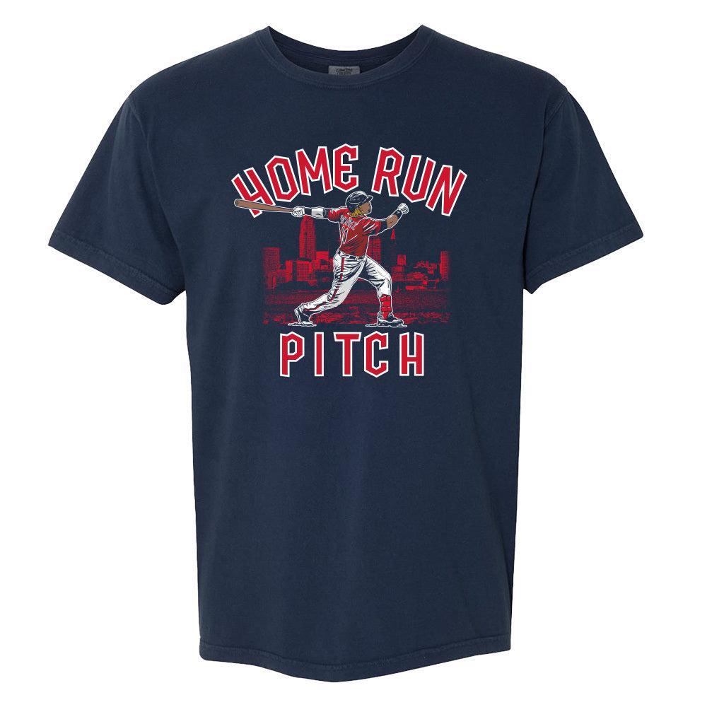 Home Run Pitch City Tee-T-Shirts-Barstool Sports-Navy-S-Barstool Sports