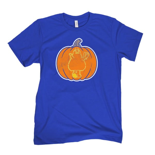 Playoff Pumpkin Tee-T-Shirts-We Gotta Believe-Blue-S-Barstool Sports