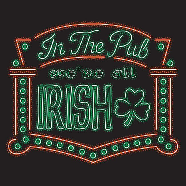 We're All Irish Pocket Tee-T-Shirts-Barstool Sports-Barstool Sports