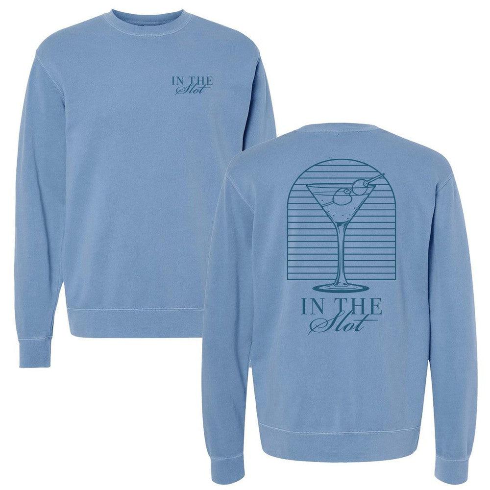 In The Slot Pigment Dyed Crewneck-Crewnecks-M00bie-Blue-S-Barstool Sports