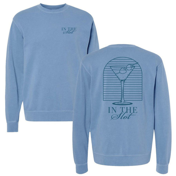 In The Slot Pigment Dyed Crewneck-Crewnecks-Barstool Sports-Blue-S-Barstool Sports