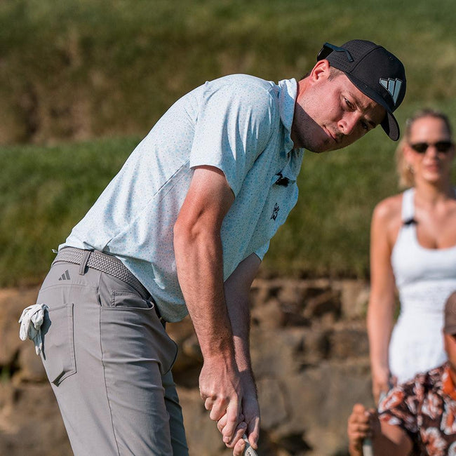 Golf Dad Printed Polo-Polos-Fore Play-Barstool Sports