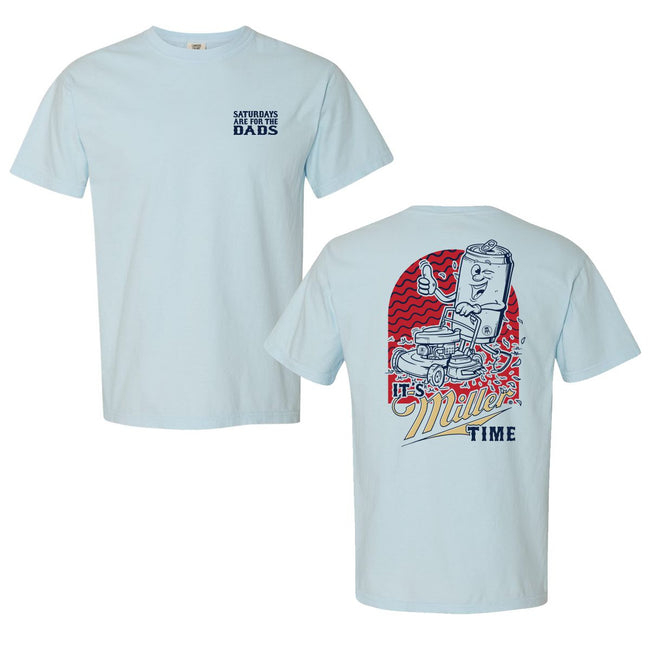 It's Miller Time x SAFTD Tee-T-Shirts-Barstool Chicago-Light Blue-S-Barstool Sports