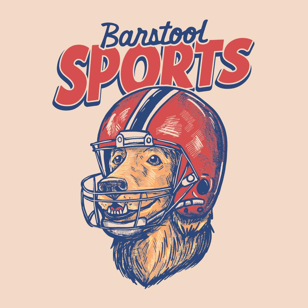 Barstool Helmet Dog Pocket Tee-T-Shirts-Barstool Sports-Barstool Sports