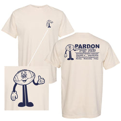 Pardon My Take Football Tee-T-Shirts-Pardon My Take-Ivory-S-Barstool Sports