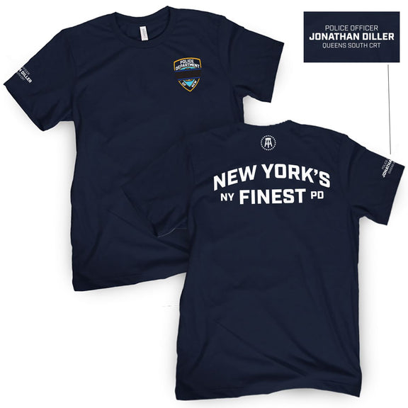 NY Finest Tee-T-Shirts-Barstool Sports-Navy-S-Barstool Sports