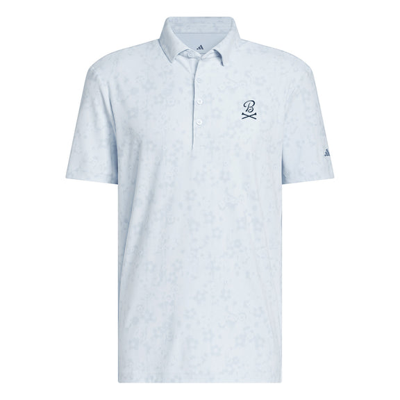 Barstool Golf x Adidas ULTIMATE365+ Butterspun Mighty Blossom Polo-Polos-Fore Play-Light Blue-S-Barstool Sports