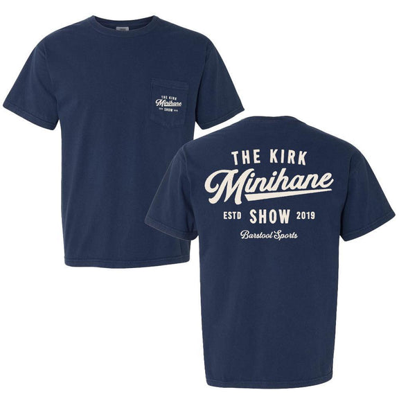The Kirk Minihane Show Script Pocket Tee-T-Shirts-The Kirk Minihane Show-Barstool Sports