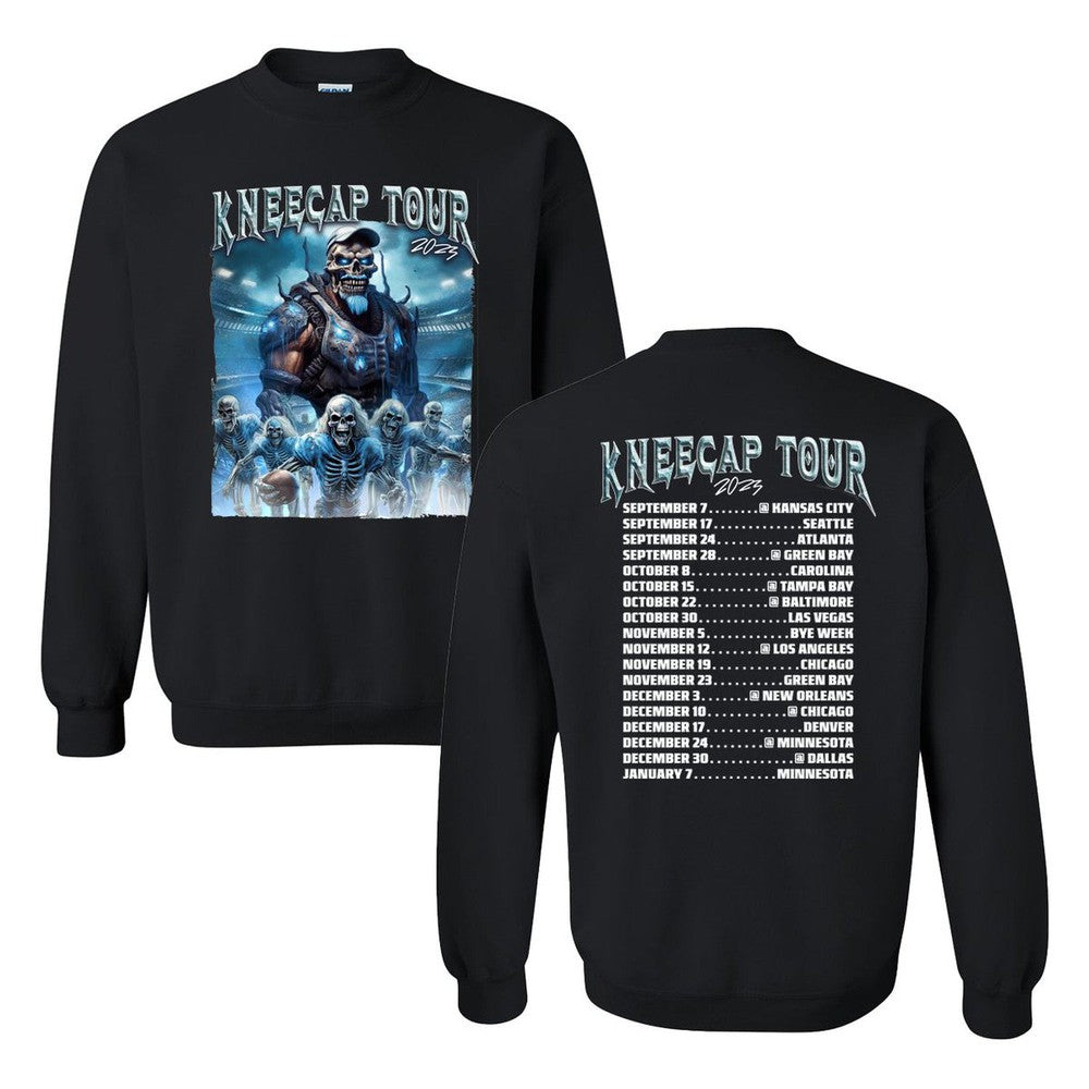 Kneecap Tour 23 Crewneck Barstool Detroit TShirts & Merch Barstool