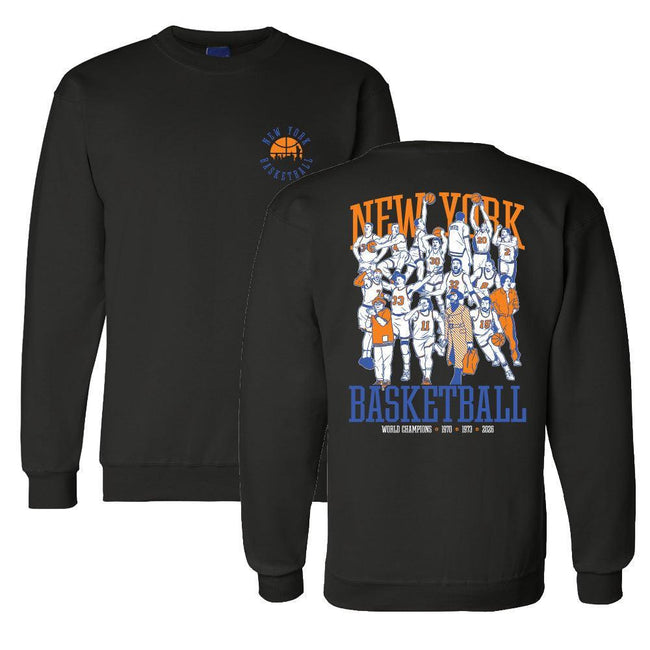 New York Basketball Champions Crewneck-Crewnecks-Barstool Sports-Black-S-Barstool Sports