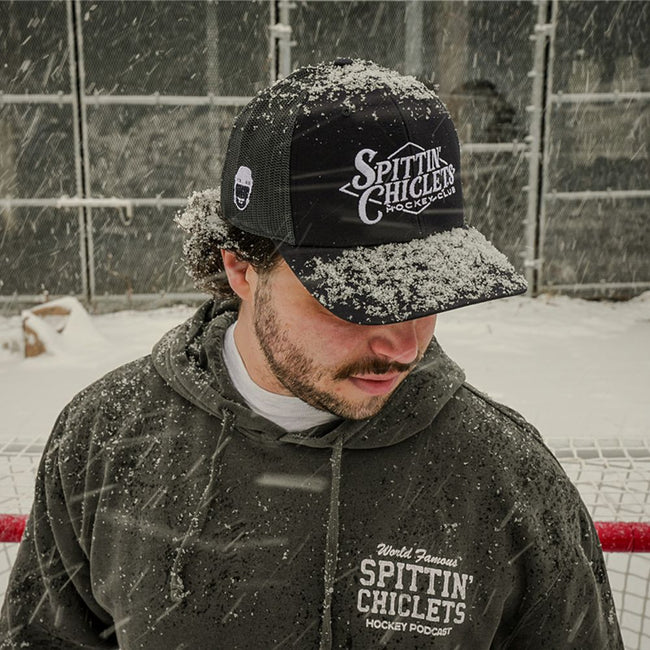 Spittin Chiclets '47 HITCH Trucker Hat-Hats-Spittin Chiclets-Navy-One Size-Barstool Sports