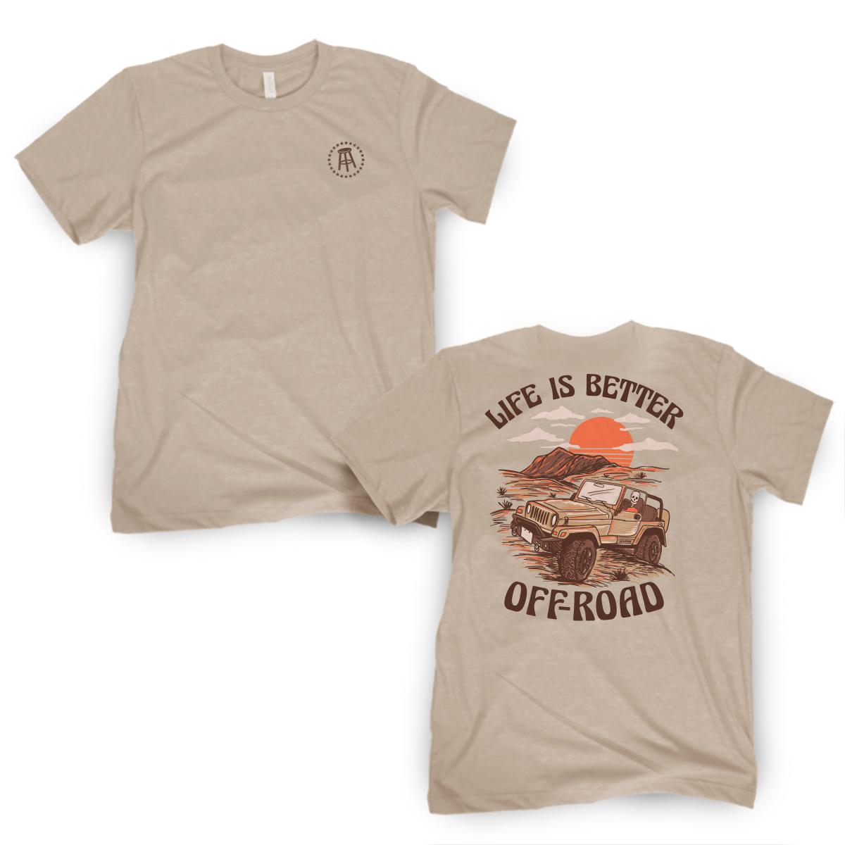 Life Is Better Off-Road Tee-T-Shirts-Barstool U-XS-Barstool Sports