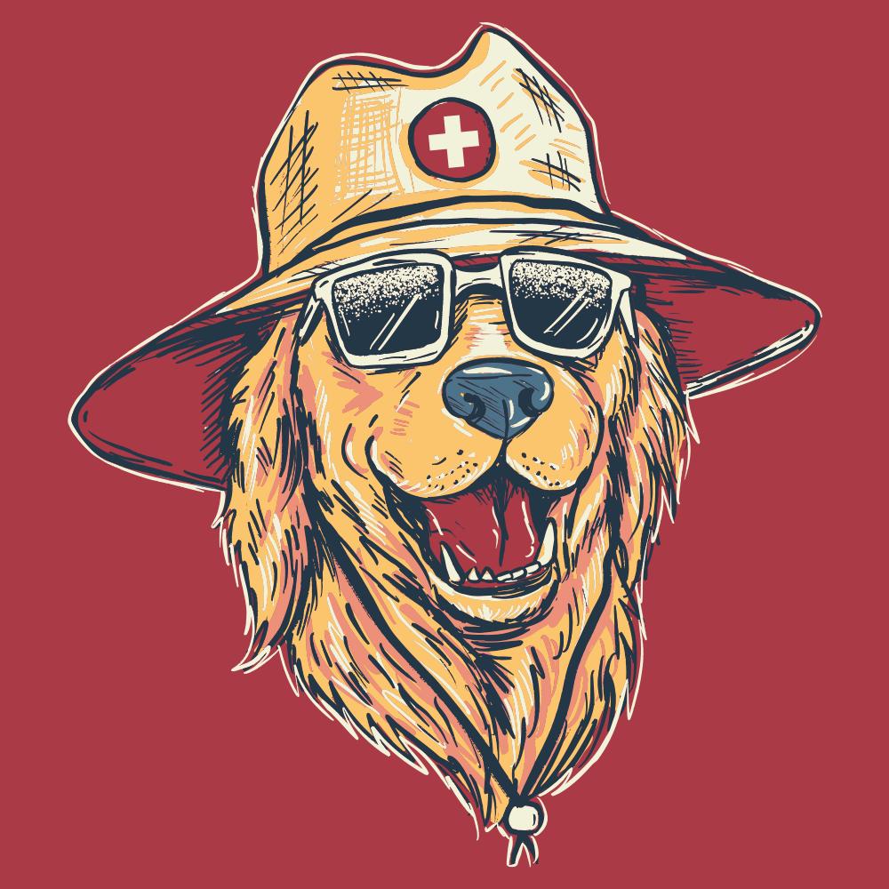 Barstool Sports Lifeguard Dog Pocket Tee-T-Shirts-Barstool Sports-Barstool Sports