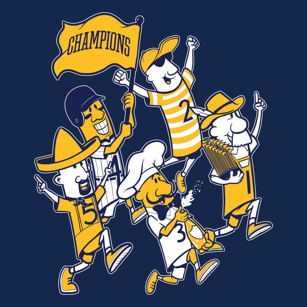 Sausage World Champions Pocket Tee-T-Shirts-Barstool Sports-Barstool Sports