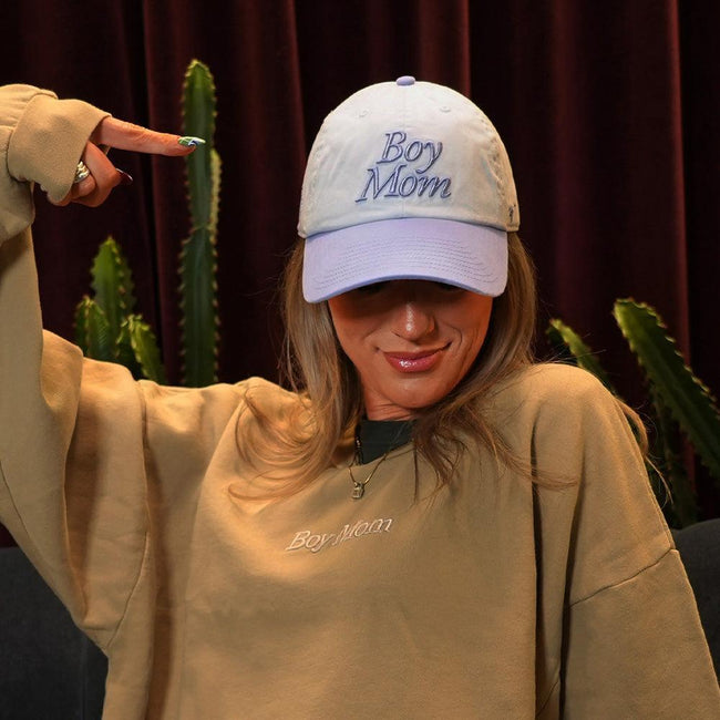 Boy Mom '47 Two Tone Clean Up Hat-Hats-Barstool Sports-Barstool Sports