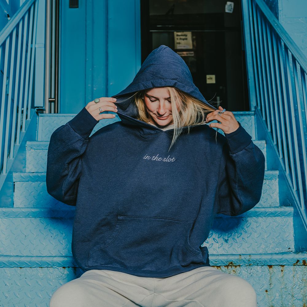 In The Slot Embroidered Hoodie-Hoodies & Sweatshirts-M00bie-Barstool Sports