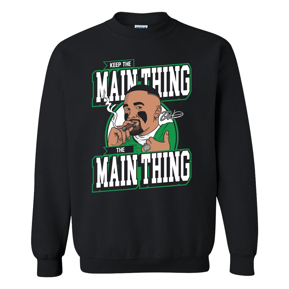 Keep The Main Thing Crewneck-Crewnecks-Barstool Sports-Barstool Sports