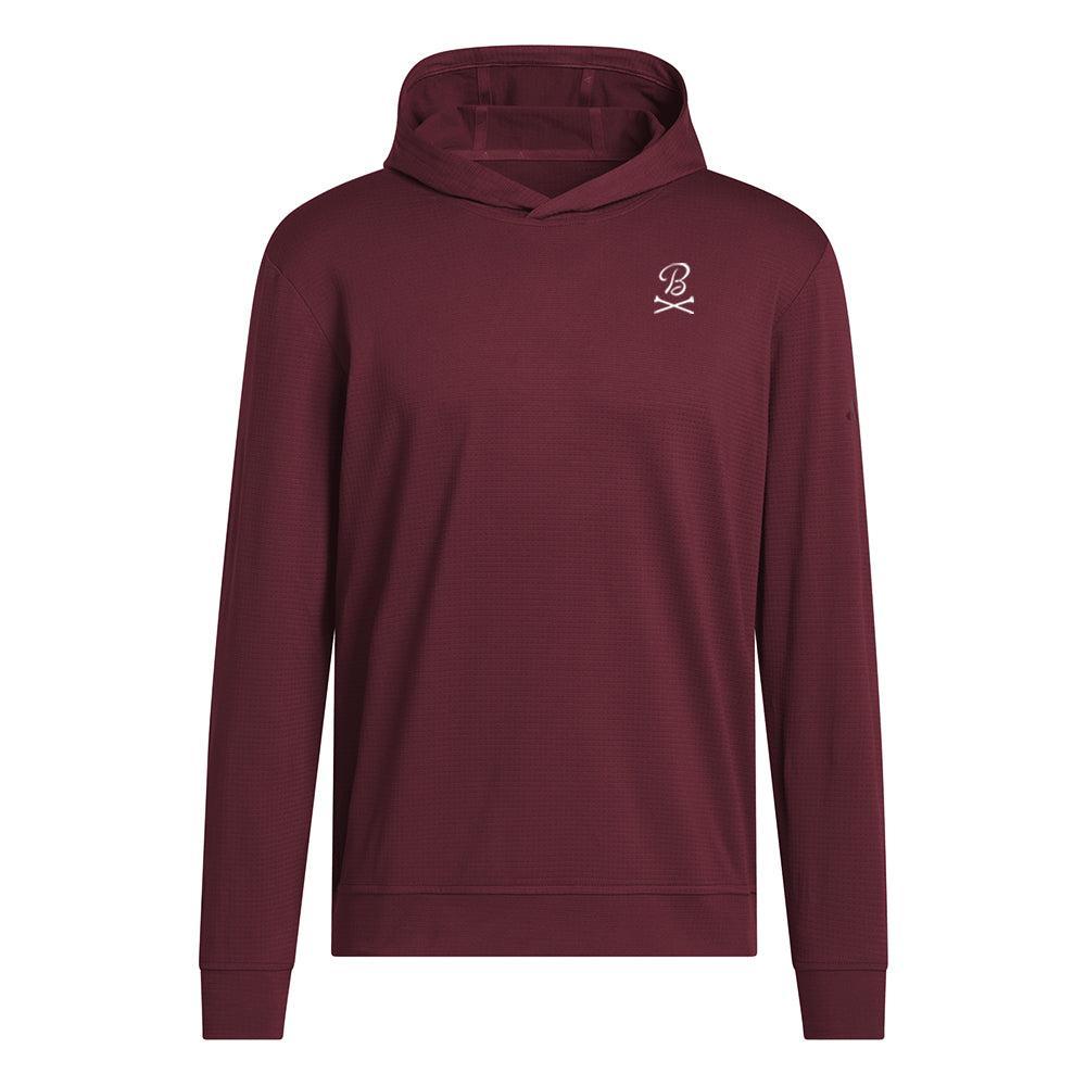 Barstool Golf x Adidas Ultimate365 Elevated Pullover Hoodie-Hoodies & Sweatshirts-Fore Play-Maroon-S-Barstool Sports