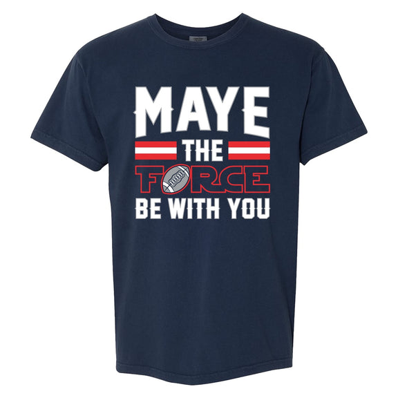 Maye the Force Tee-T-Shirts-Barstool Sports-Navy-S-Barstool Sports