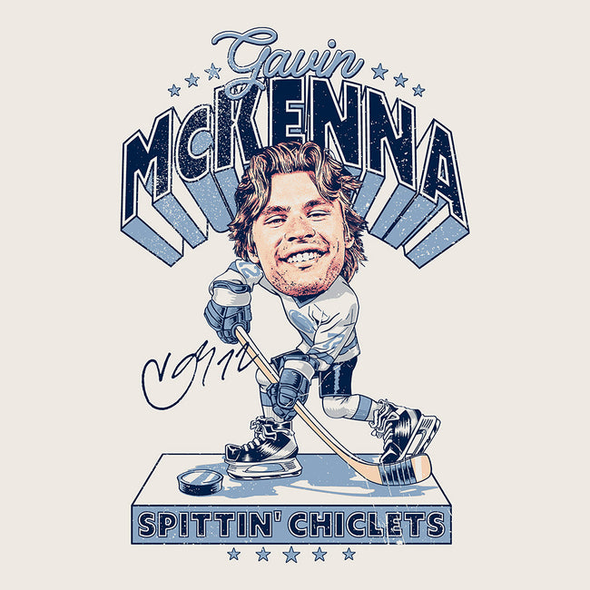 Penn State Hockey x Spittin Chiclets Gavin McKenna Tee-T-Shirts-Spittin Chiclets-Barstool Sports