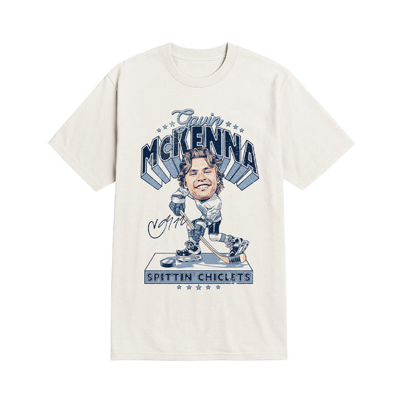 Penn State Hockey x Spittin Chiclets Gavin McKenna Tee-T-Shirts-Spittin Chiclets-Ivory-S-Barstool Sports