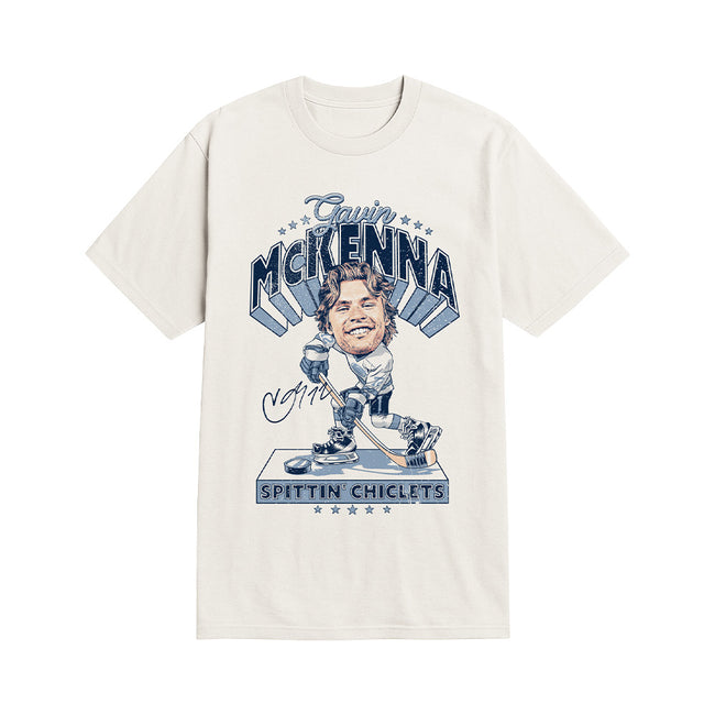 Penn State Hockey x Spittin Chiclets Gavin McKenna Tee-T-Shirts-Spittin Chiclets-Ivory-S-Barstool Sports