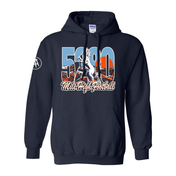 5280 Football Hoodie-Hoodies & Sweatshirts-Barstool Sports-Navy-S-Barstool Sports