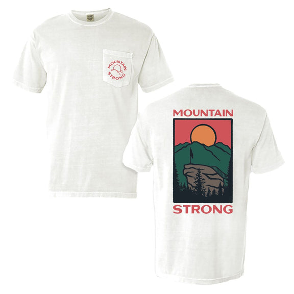 Mountain Strong Pocket Tee-T-Shirts-Barstool Sports-Barstool Sports