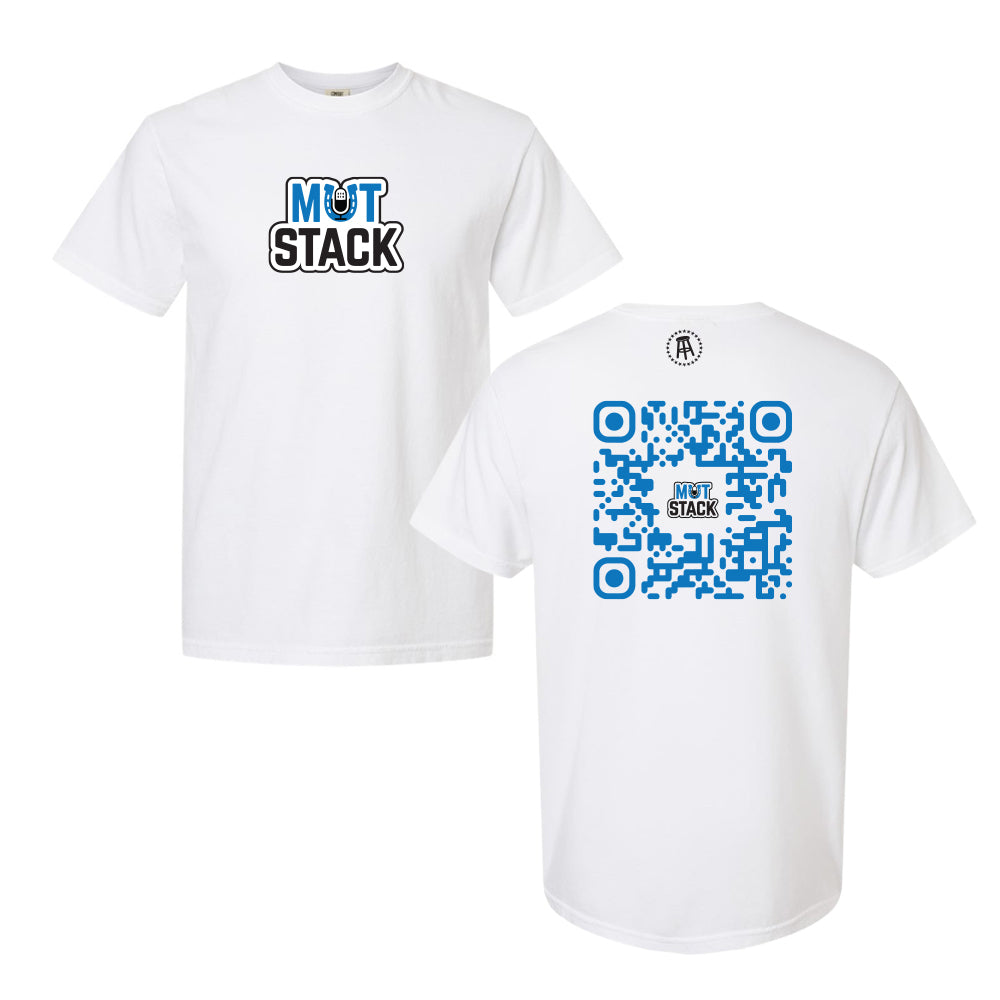MutStack QR Tee-T-Shirts-Barstool Sports-White-S-Barstool Sports