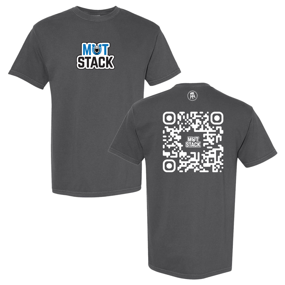MutStack QR Tee-T-Shirts-Barstool Sports-Grey-S-Barstool Sports
