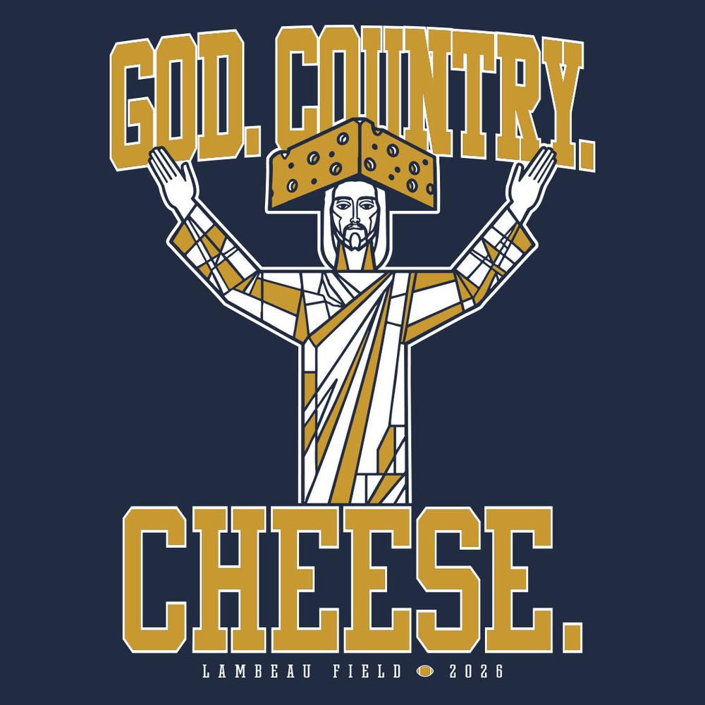 God Country Cheese Tee-T-Shirts-Barstool U-Barstool Sports