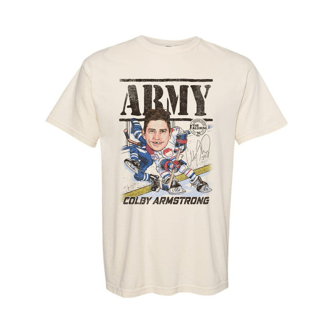 Spittin Chiclets x NHL Alumni Association Army Tee-T-Shirts-Spittin Chiclets-Ivory-S-Barstool Sports