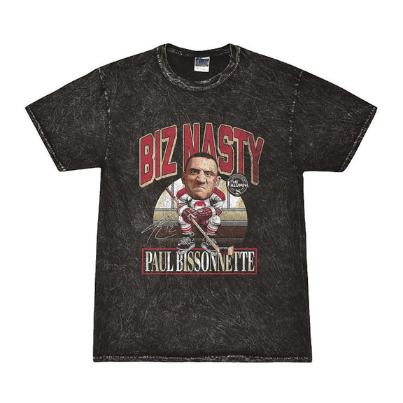 Spittin Chiclets x NHL Alumni Association Biz Nasty Mineral Wash Tee-T-Shirts-Spittin Chiclets-Black-S-Barstool Sports