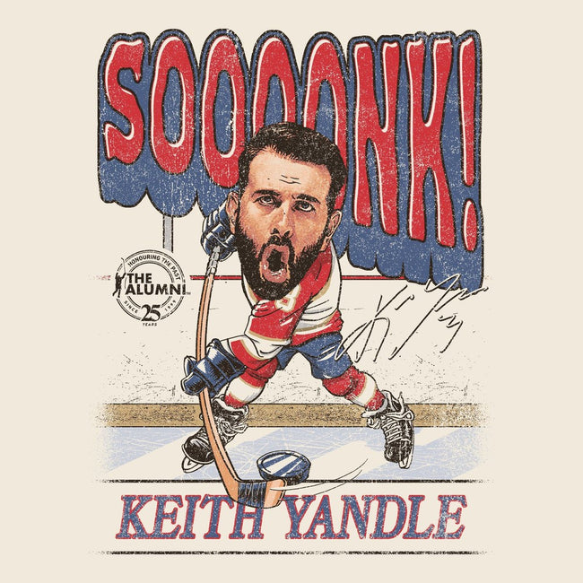 Spittin Chiclets x NHL Alumni Association Keith Yandle Sonk Tee-T-Shirts-Spittin Chiclets-Barstool Sports