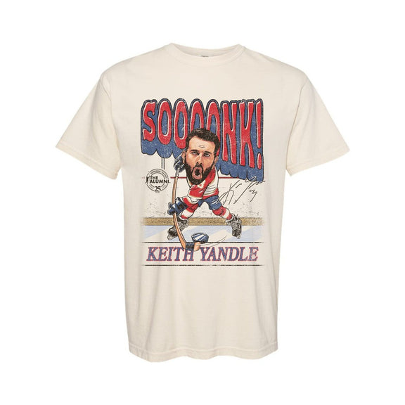 Spittin Chiclets x NHL Alumni Association Keith Yandle Sonk Tee-T-Shirts-Spittin Chiclets-Ivory-S-Barstool Sports