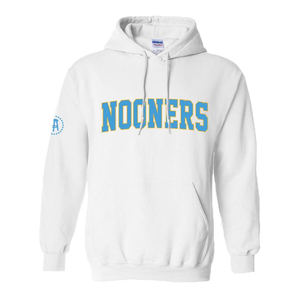 Nooners Hoodie-Crewnecks-Nooners-White-S-Barstool Sports