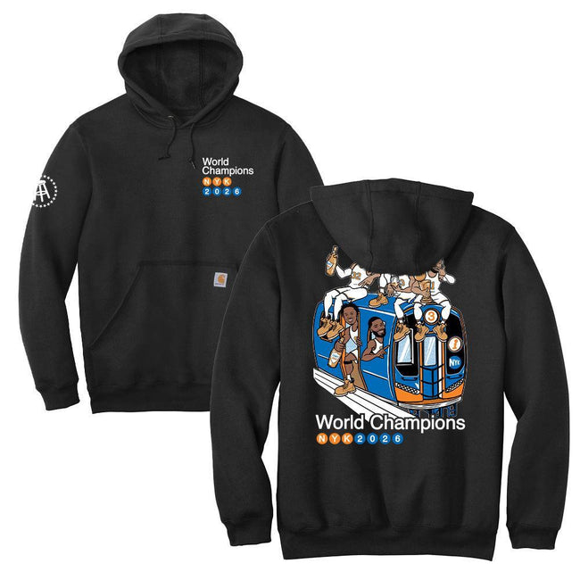 NY World Champions 2026 Premium Hoodie-Hoodies & Sweatshirts-Barstool Sports-Black-S-Barstool Sports