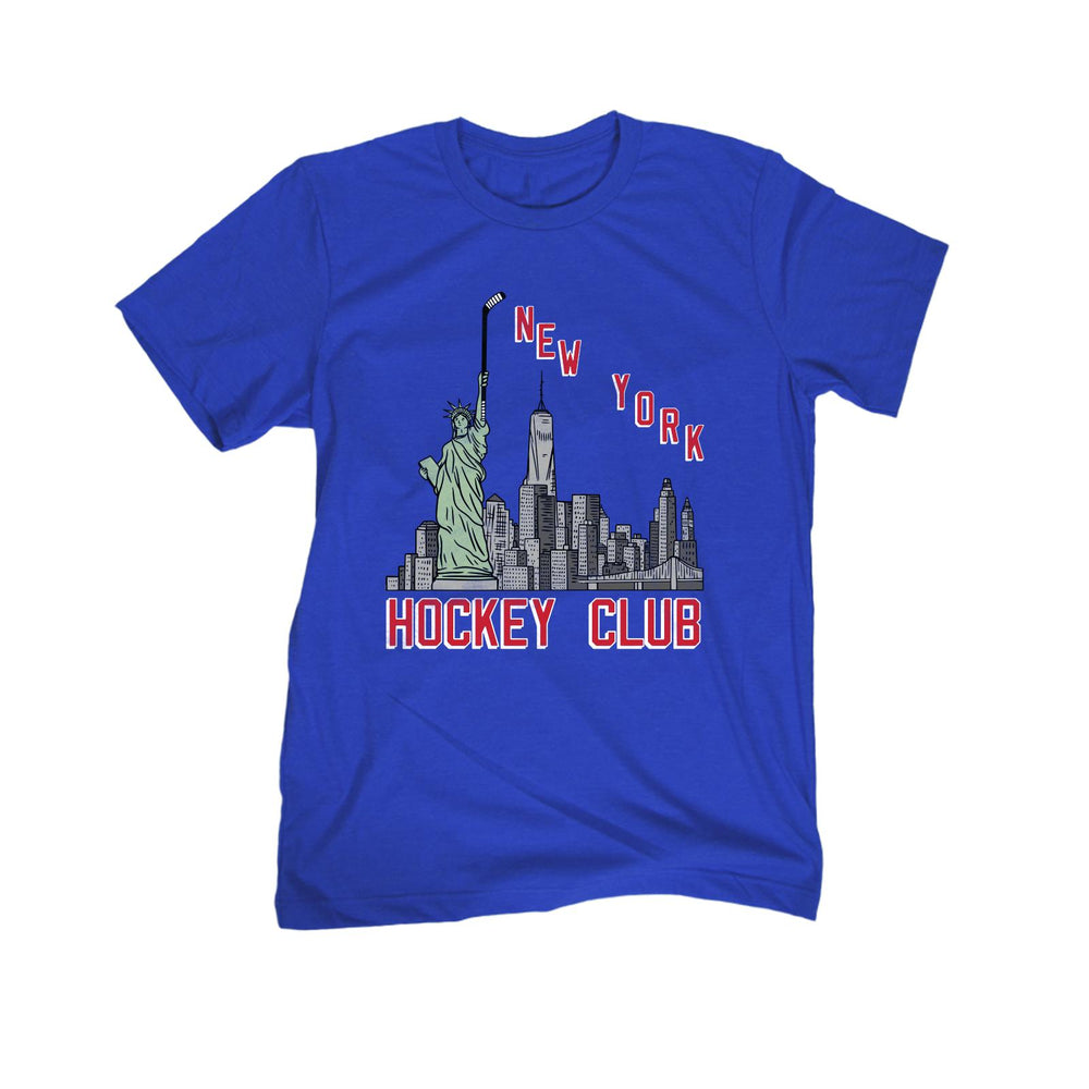 NY Hockey Club Tee-T-Shirts-Barstool Sports-Blue-S-Barstool Sports
