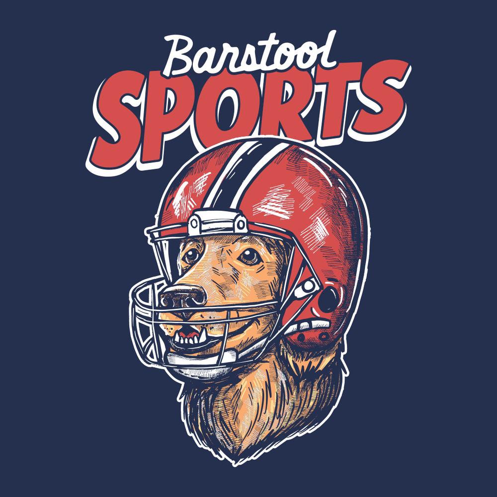 Barstool Helmet Dog Pocket Tee-T-Shirts-Barstool Sports-Barstool Sports