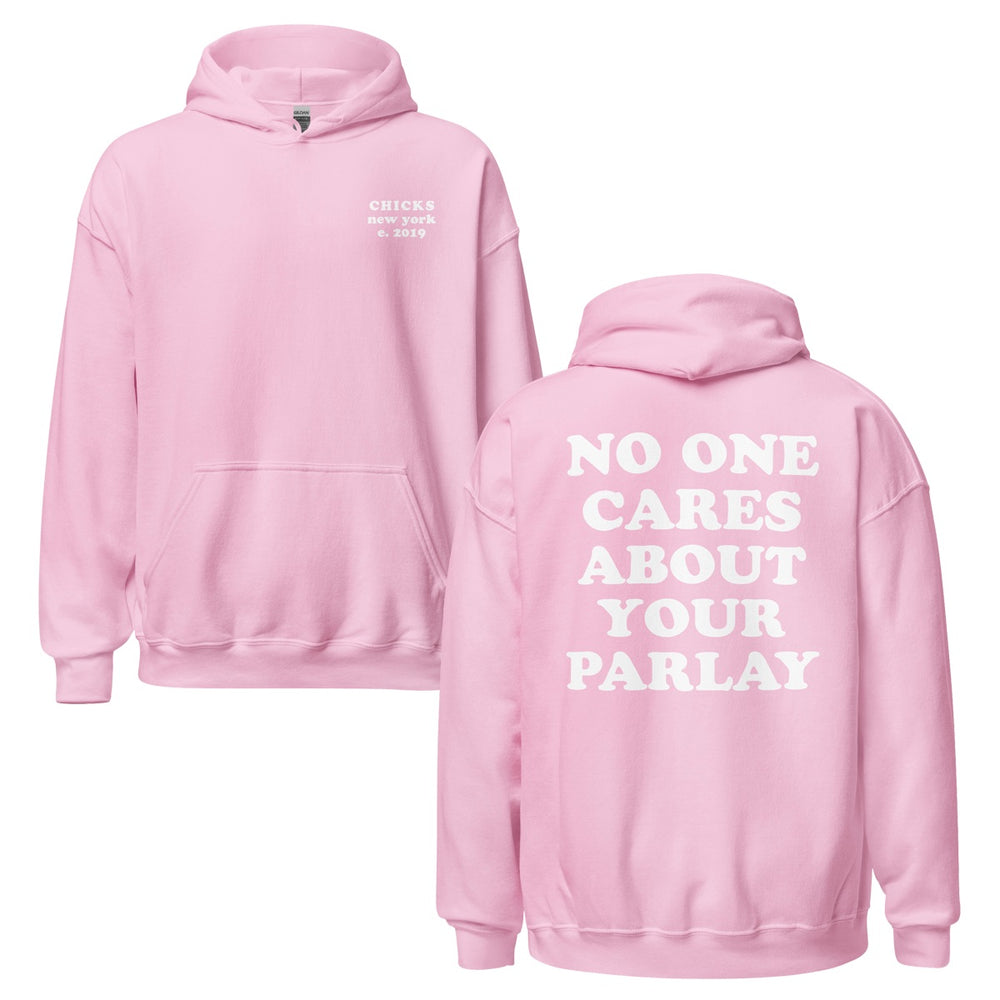 No One Cares About Your Parlay Hoodie-Hoodies & Sweatshirts-It Girl-Pink-S-Barstool Sports