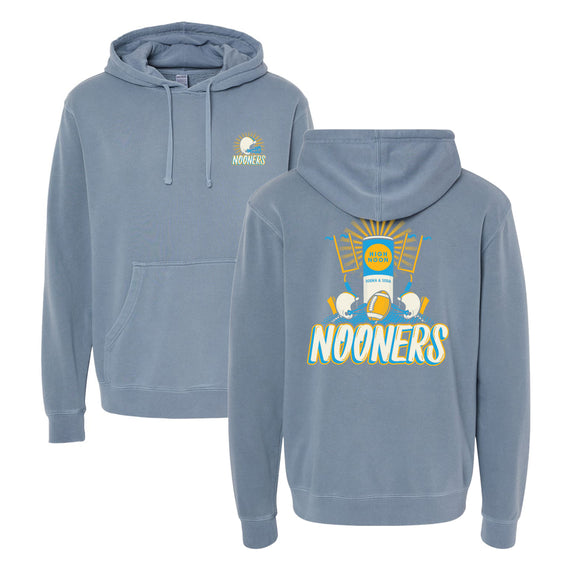 Nooners Football Pigment Dyed Hoodie-Hoodies & Sweatshirts-Nooners-Barstool Sports