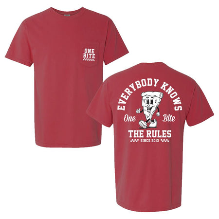 One Bite Checkered Pocket Tee - One Bite Merchandise – Barstool Sports