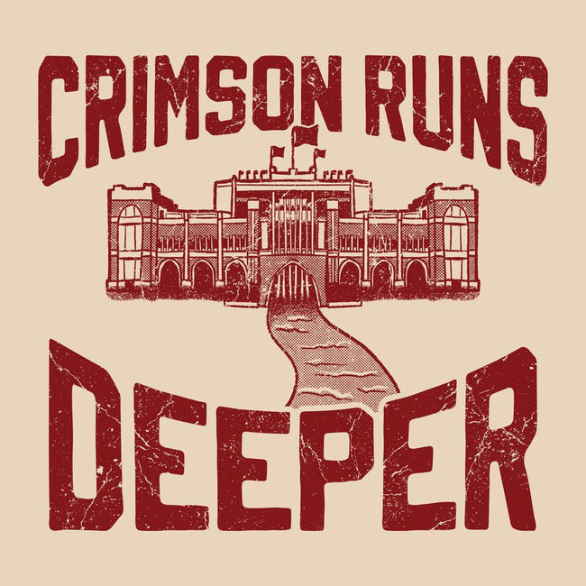 Crimson Runs Deeper Tee-T-Shirts-Barstool U-Barstool Sports